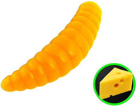 Форелевая приманка Nova Fish MAG-GOT, 3.5 см / 8 шт / цв. Yellow / сыр