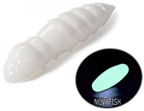 Приманка Nova Fish PU-PA, 2.2 см / 8 шт / цв. 033 (фосфор) / сыр