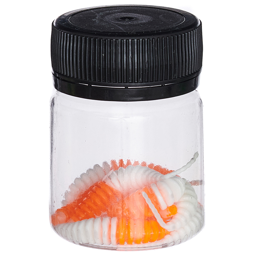 Приманка Nova Fish TAN-TA, 5.0 см / 9 шт / цв. White-Orange / чеснок